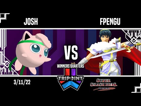 Tripoint Smash 134 - Winners Quarters - Josh(Jigglypuff) Vs. Fpengu(Marth)