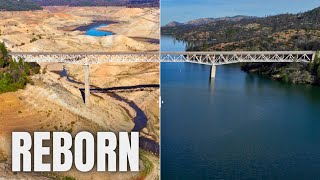 Lake Oroville Incredible Comeback: From Drought to Full Reservoir