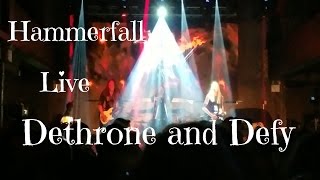 Hammerfall - Dethrone and Defy Live Stage 48 New York City 4/24/2017