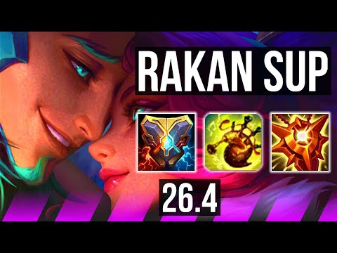 RAKAN & Xayah vs TAHM KENCH & Jinx (SUP) | EUW Master | 26.4