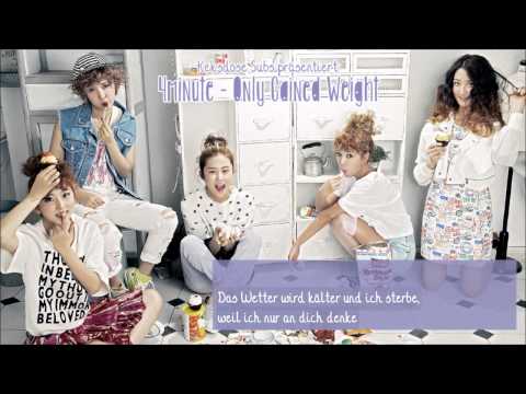 [HD] 4minute - Only Gained Weight (살만찌고) [German Subs]