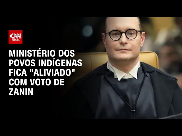 Ministério dos Povos Indígenas fica "aliviado" com voto de Zanin | BASTIDORES CNN