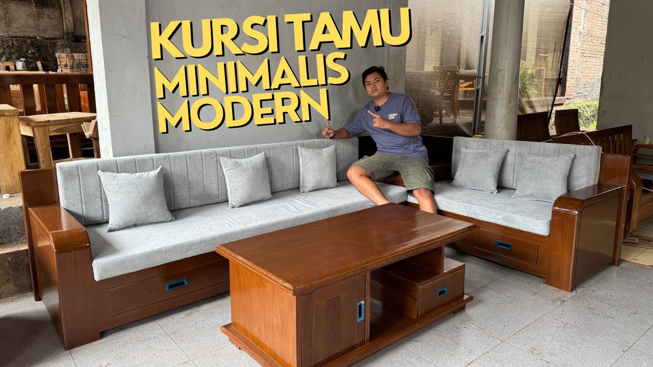 Kursi Tamu Sudut Minimalis MODERN TERBARU 2025 | Solusi Ruang Tamu Stylish & Hemat Tempat