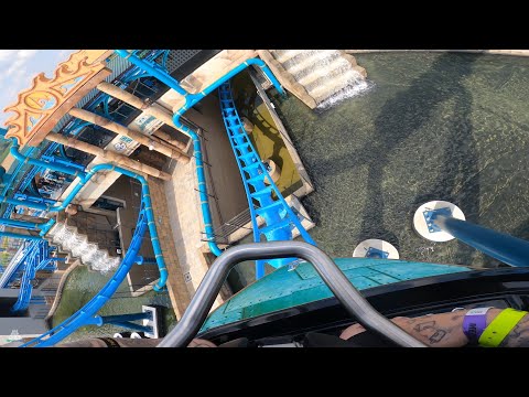 Abyssus - Onride - Energylandia - POV Front and Last Row - Energylandia Vekoma - Shockwave