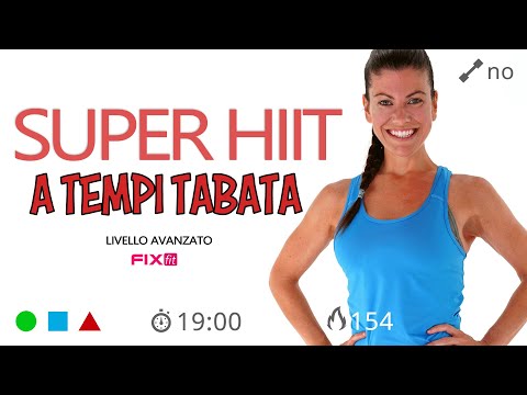 Allenamento Ad Alta Intensità HIIT + Tabata Brucia Grassi