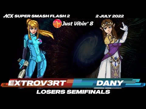 Extrov3rt (Zero Suit Samus) vs Dany (Zelda) - Losers Semifinals - Just Vibin' 8