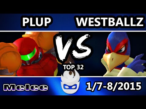 Paragon 2015 - Plup (Samus) Vs. Westballz (Falco) SSBM Winners Top 32 - Melee