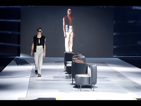 Gayafores & Pablo Erroz │  MBFWMadrid 2021 Fashion Show with Canyon Pearl on the floor