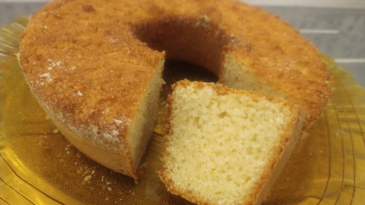 Bolo de limão low carb