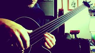 Video thumbnail for Harley Benton Acoustic Bass Fretless  - Horror picture soundtrack by Michele della Malva