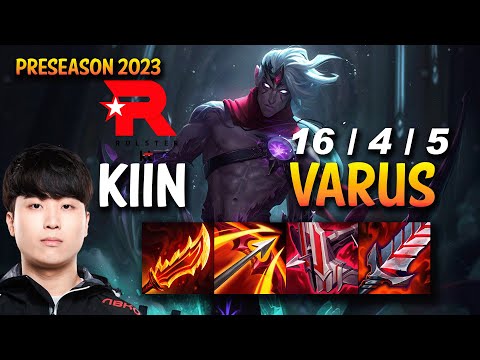 KT Kiin VARUS vs SIVIR ADC - KR Ranked