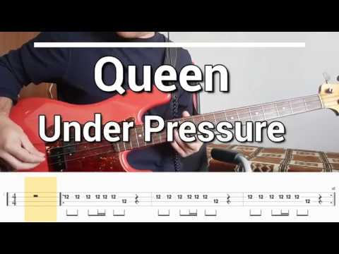 Queen - Under Pressure (Bass Cover) TABS