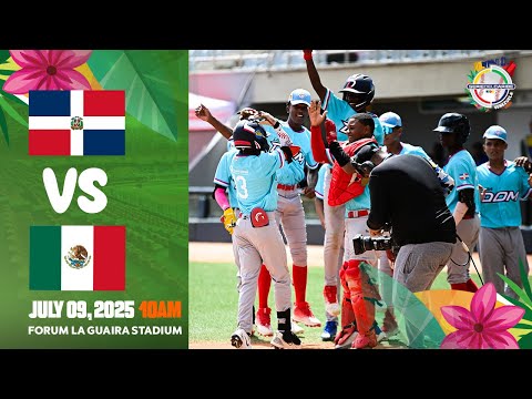 Juego 7 | República Dominicana🇩🇴 VS México🇲🇽 | Serie del Caribe Kids Venezuela 2025🇻🇪