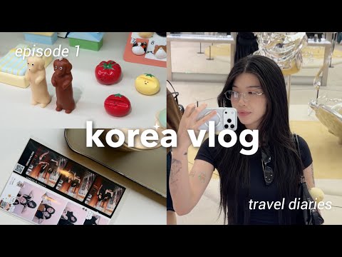 KOREA TRAVEL VLOG ep. 1 ☁️ exploring busan & seoul, shopping in seongsu & aesthetic cafes 🤍