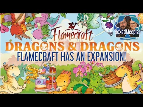 Flamecraft: Dragons & Dragons Expansion. Our Favorite Cosy Board Game just got even better!