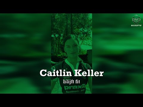 Caitlin Keller blijft fit
