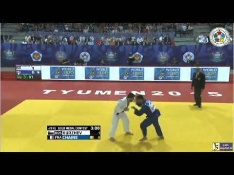 Judo 2015 Grand Slam Tyumen: Kurzhev (RUS) - Chaine (FRA) [-73kg] final