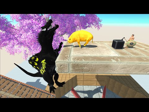 ⚡ Trap Open Bridge Down to Die - 🦖 Animal Revolt Battle Simulator 🦕
