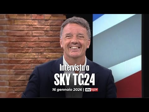 Matteo Renzi ospite a SKY TG24 con Giovanna Pancheri | 16/01/2026