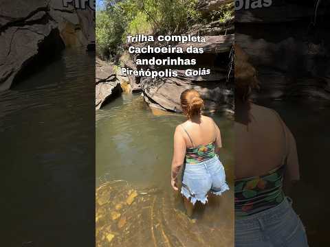 FIZ A TRILHA COMPLETA DA CACHOEIRA DAS ANDORINHAS! 🌿💦 | PIRENÓPOLIS, GOIÁS