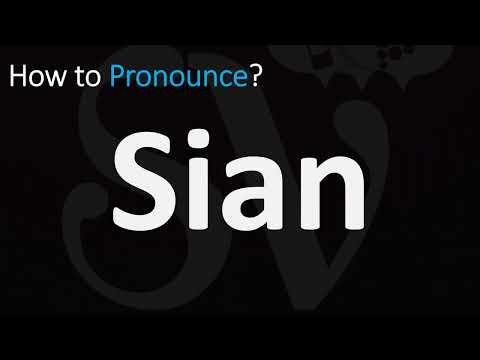 How to Pronounce Sian? (Welsh and Irish)