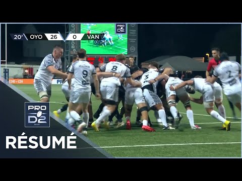 PRO D2 - Résumé Oyonnax Rugby-RC Vannes: 56-7 - J07 - Saison 2022/2023