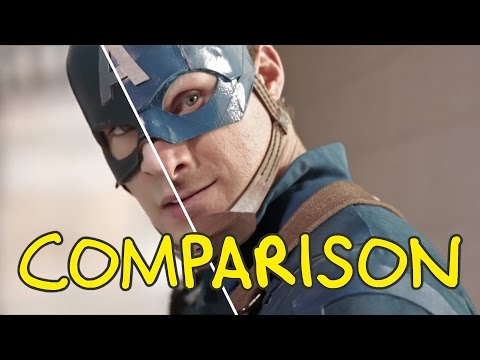 Captain America: Civil War - Homemade Side by Side Comparison Video