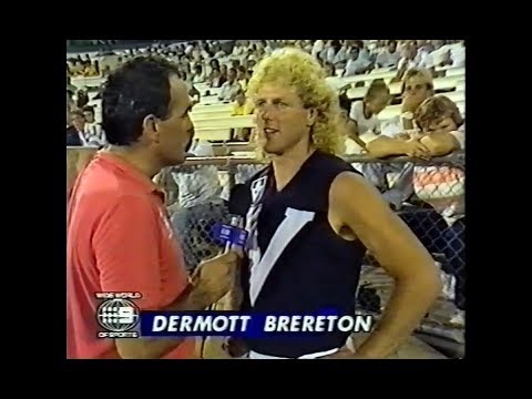 1988 VFL FOOTBALL Bicentenial State of Origin | Vic. vs West. Australia | Dermott Brereton Interview