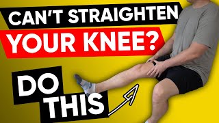 Knee Extension Exercise (2 Steps to Straighten Your Knee)