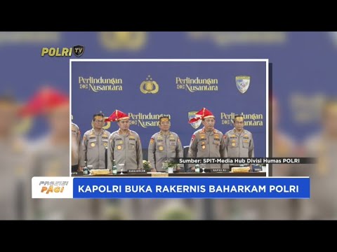 KAPOLRI BUKA RAKERNIS BAHARKAM POLRI DI MAKASSAR