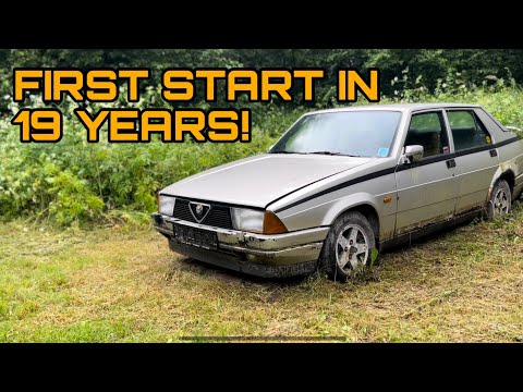 First start in 19 years - abandoned Alfa Romeo 75