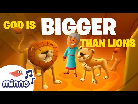 God is BIGGER Than Lions🦁  (Daniel and the Lions' Den Song) 🎵 | Bible Songs for Kids