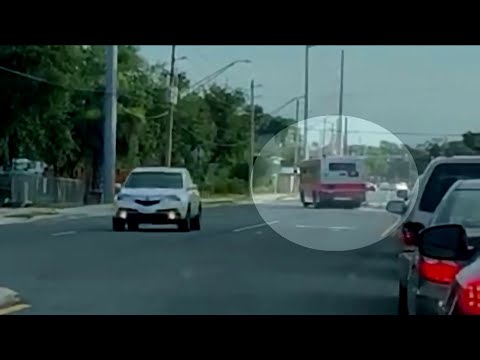 Video appears to show JTA bus driving into oncoming traffic