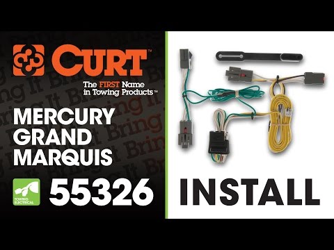 Trailer Wiring Install: CURT 55326 on a  Mercury Grand Marquis