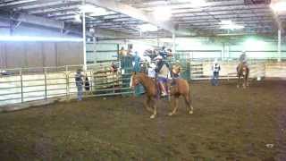 David Wells first saddle bronc ride ever