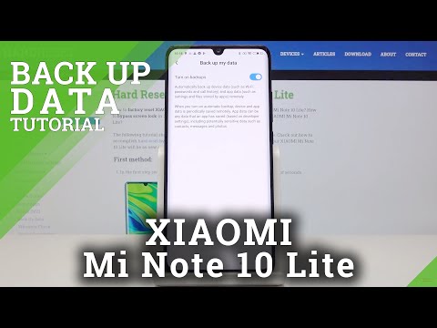 How to Enable Google Backup in XIAOMI Mi Note 10 Lite – Copy & Save Files