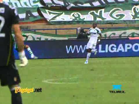 Gol Román Torres · Atlético Nacional 2-1 Deportivo Cali · 17-04-11 · Fecha 12, Liga Postobón I