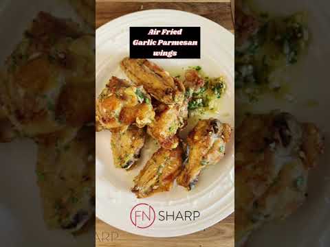 How to Make Garlic Parmesan Chicken Wings | F.N. Air Fryer Recipes