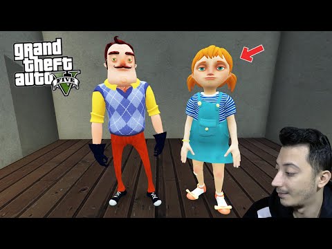HELLO NEİGHBOR WİLSONIN GERÇEK KIZINI BULDUM - GTA 5 MODS