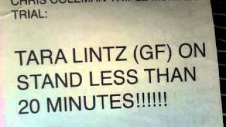 [1/2] TARA Lintz, Girl Friend of family-killer Chris Coleman,
