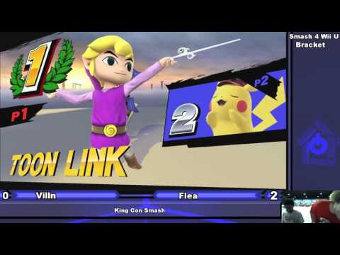 King Con - Flea (Toon Link) vs. Villn (Pikachu)
