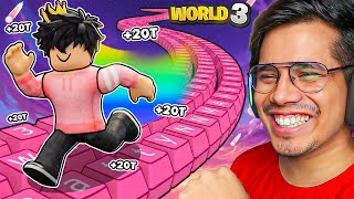 I BEAT WORLD 3 IN KEYBOARD ESCAPE ROBLOX 😱