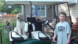 How to Drive a Golf Cart | Funny How To Video Driving a Golf Cart | Chris Johnson Drives a Golf Cart