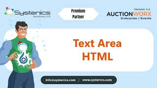 Use Large Text Areas to Enhance Events in AuctionWorx Event 3.6
