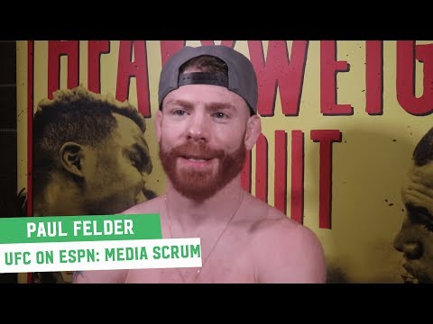 Paul Felder: "It's going to be a war" with James Vick | UFC on ESPN 1 Open Workouts