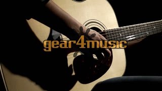 Video thumbnail for Silvertone Acoustic 633 (Performance) by Gear4music Guitars