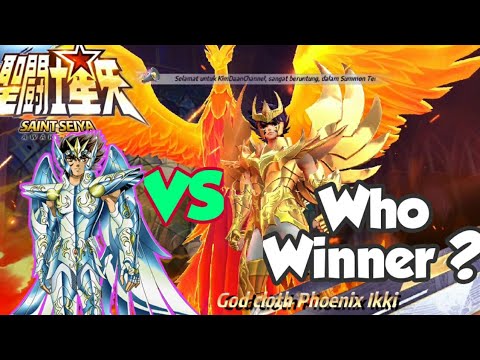God Cloth Phoenix Ikki VS God Cloth Seiya - PVP Saint Seiya Awakening