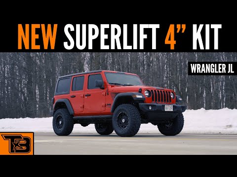 Wrangler JL SuperLift 4" Dual Rate Lift Kit