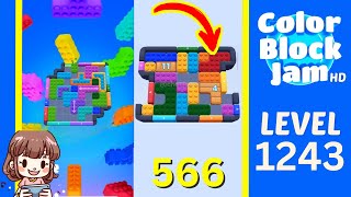 Soluzione del Livello 1243 di Color Block Jam