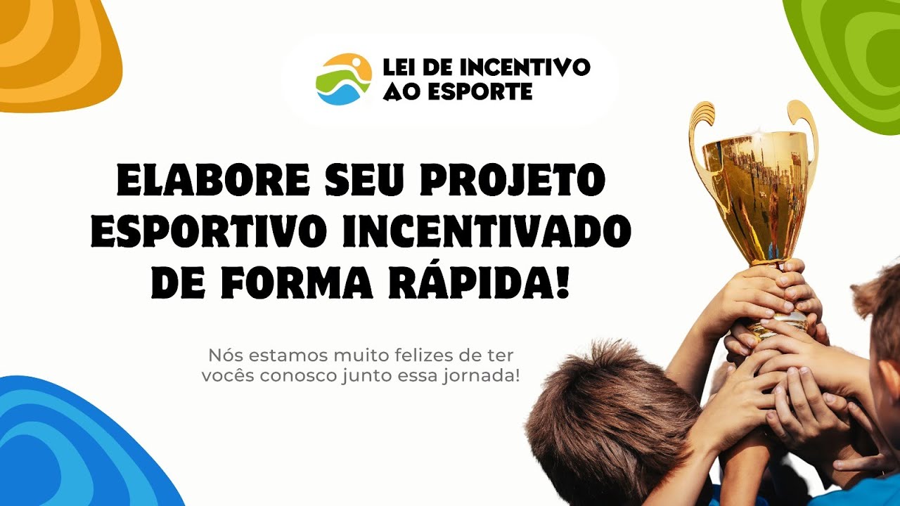 Elabore seu projeto esportivo  de forma rápida